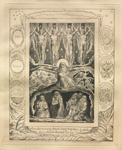 Das Buch Hiob: Pl. 14, Als die Morgensterne zusammen sangen und alle Söhne Gottes vor Freude jubelten