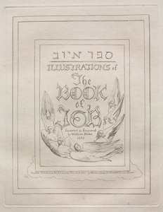 Das Buch Hiob: Titelseite von William Blake