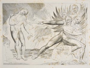 Der Kreis der korrupten Beamten: Die Teufel quälen Ciampolo, Inferno, Gesang XXII, Illustration zur 