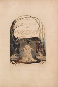 Das erste Buch von Urizen, Tafel 1 von William Blake