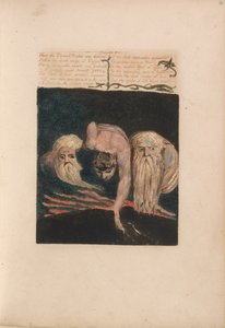 Das erste Buch Urizen, Tafel 20 (Bentley 15) von William Blake