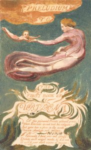 Das erste Buch Urizen, Tafel 2, Präludium zum Buch Urizen (Bentley 2a) von William Blake