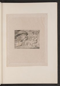 Die Boten berichten Hiob von seinen Unglücken von William Blake