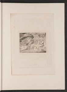 Die Boten erzählen Hiob von seinen Unglücken von William Blake