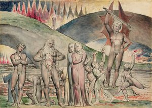 Die Schismatiker und Unruhestifter: Mahomet von William Blake