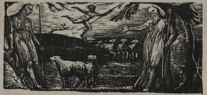 Thenot ermahnt Colinet, Lightfoot im Hintergrund, aus The Pastorals of Virgil