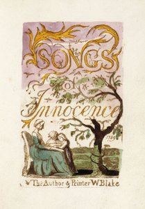 Titelseite, aus "Songs of Innocence", 1789