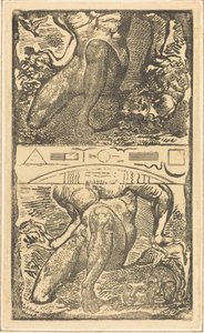 Unbekanntes Thema Lass ihn in den Himmel schauen und in der hellen Luft lachen, möglicherweise ca. 1805 von William Blake