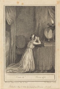Gesang II, Vers 471 von William Blake after Mary Ann Flaxman