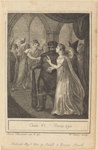 Gesang VI, Vers 294 von William Blake after Mary Ann Flaxman
