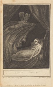 Gesang V, Vers 43 von William Blake after Mary Ann Flaxman