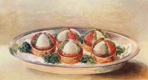Aigrettes von kaltem Lachs