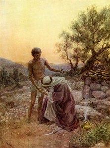Abraham und Isaak am Berg Moriah - Bibel