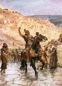 Der assyrische Rabschake fordert die Übergabe Jerusalems