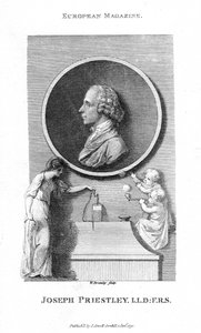 Joseph Priestley, englischer Chemiker und presbyterianischer Pfarrer, 1791 von William Bromley