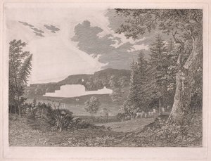 Fonthill, wie es vor den Änderungen von Mr. Beckford war