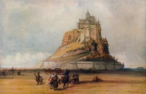 Mont St. Michel, um 1861