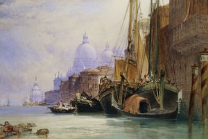 Santa Maria della Salute und der Canal Grande, Venedig