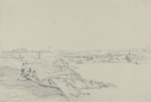 Die Königliche Zitadelle und Cattewater, Plymouth von William Callow