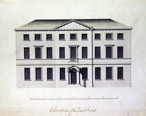 Entwurf für Enville Hall in Staffordshire, ca. 1770 von William Chambers