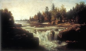 Kleine Wasserfälle des Passaic River