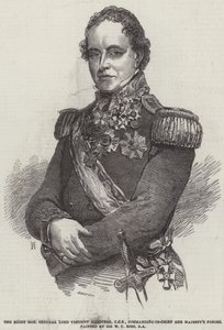 Der hoch ehrenwerte General Lord Viscount Hardinge, GCB, Oberbefehlshaber der Streitkräfte Ihrer Majestät von William Charles Ross