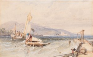 Schloss Douglas, Loch Leven, 1849