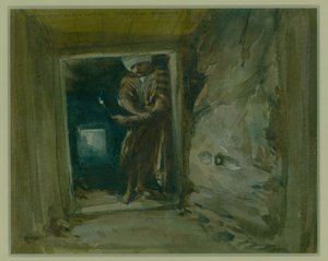 Galerie unter dem Goldenen Tor, Jerusalem, 1871