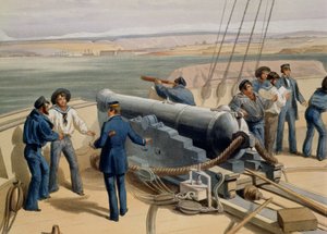 Sebastopol vom Meer (Detail) von William Crimea Simpson