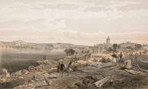 Sebastopol von der Rückseite des Fort Nicholas, Blick nach Süden von William Crimea Simpson