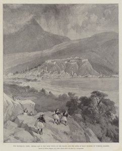 Die Unruhen auf Kreta, Retimo, eine der Hauptstädte der Insel und Schauplatz vieler Morde durch türkische Soldaten