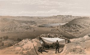 Die Stadtbatterien oder inneren Befestigungen von Sewastopol, 23. Juni 1855 von William Crimea Simpson