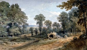 Ansicht von Bayswater Hill, London, 1803 von William Crotch