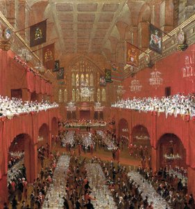 Bankett in der Guildhall, Stadt London, 1814