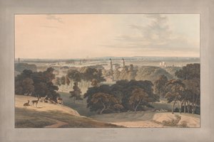 Tafel I: London vom Greenwich Park aus von William Daniell