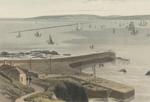 Kai bei Straddon Point in der Nähe von Plymouth von William Daniell