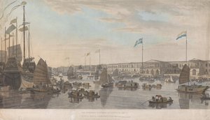 Die europäischen Faktoreien in Kanton in China von William Daniell