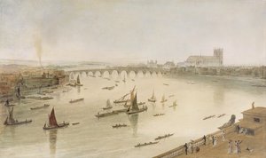 Westminster Bridge vom Somerset House, 1805