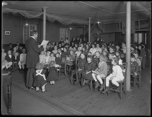 Sonntagsschulklasse in der Baptistenkirche in der 235 E. 83rd Street, New York City, 27. Februar 1916