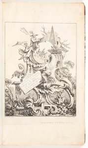 Frontispiz für Buch 4, in Acht Bücher des Ornaments