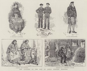 Die Kleinbauern der Isle of Lewis, Westliche Hebriden von William Douglas Almond
