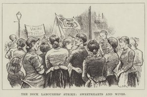 Der Streik der Dockarbeiter, Liebste und Ehefrauen von William Douglas Almond