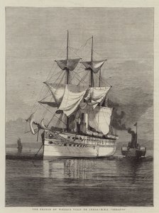 Der Besuch des Prinzen von Wales in Indien, HMS Serapis