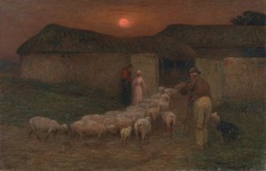 Faltende Zeit, ca. 1900