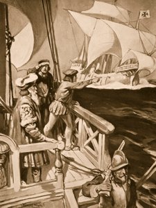 Vasco Da Gama umsegelt das Kap der Guten Hoffnung