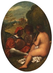 Pastorales Konzert, nach Tizian von William Etty