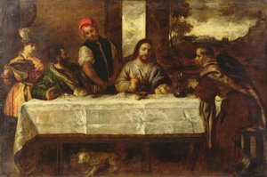 Abendmahl in Emmaus, nach Tizian