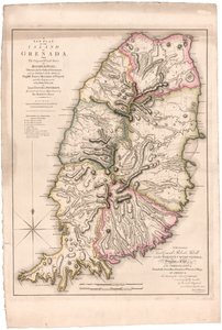 Neuer Plan der Insel Grenada von Paterson von William Faden