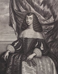 Katharina von Braganza, 1662 von William Faithorne