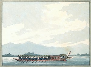 Chinesisches Kriegsschiff von William Ffarington